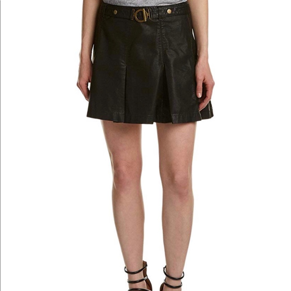 Free People Pleated Mini Skirt